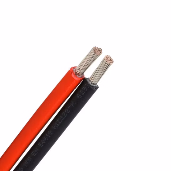 Câble solaire d'approbation TUV 2,5 mm 4 mm 6 mm 10 mm Câble solaire PV en cuivre étamé PV1