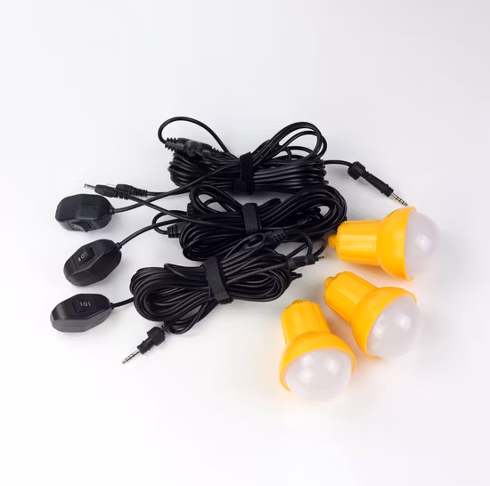 Système d'éclairage domestique portable à énergie solaire USB avec chargeurs de téléphone portable (5 W/10 W)